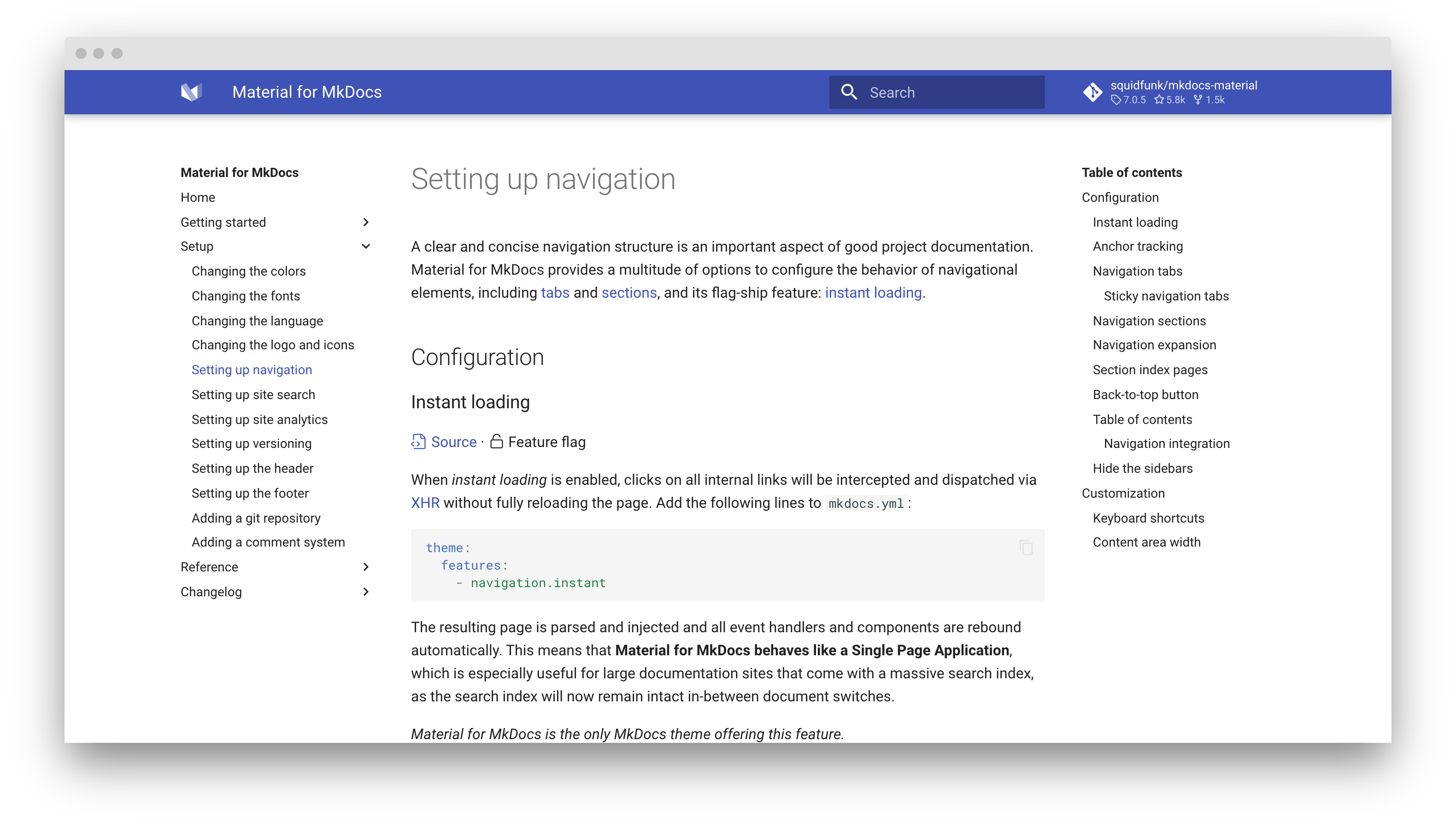 Navigation tabs disabled